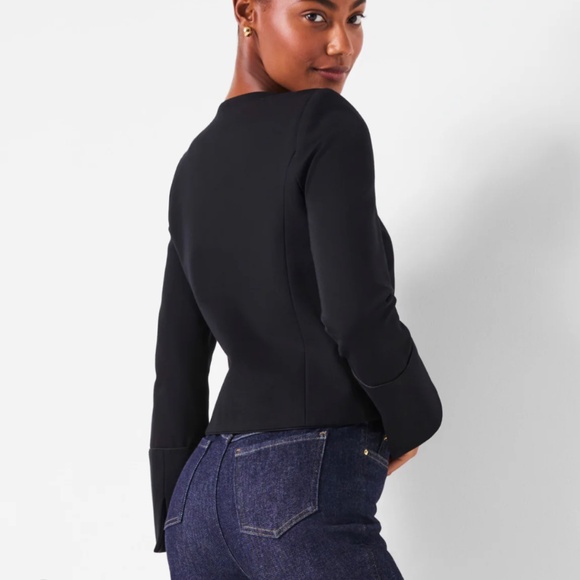 SPANX The Perfect Collection Ponte Lady Jacket – Classic Black, Size M, NWT - Picture 2 of 6
